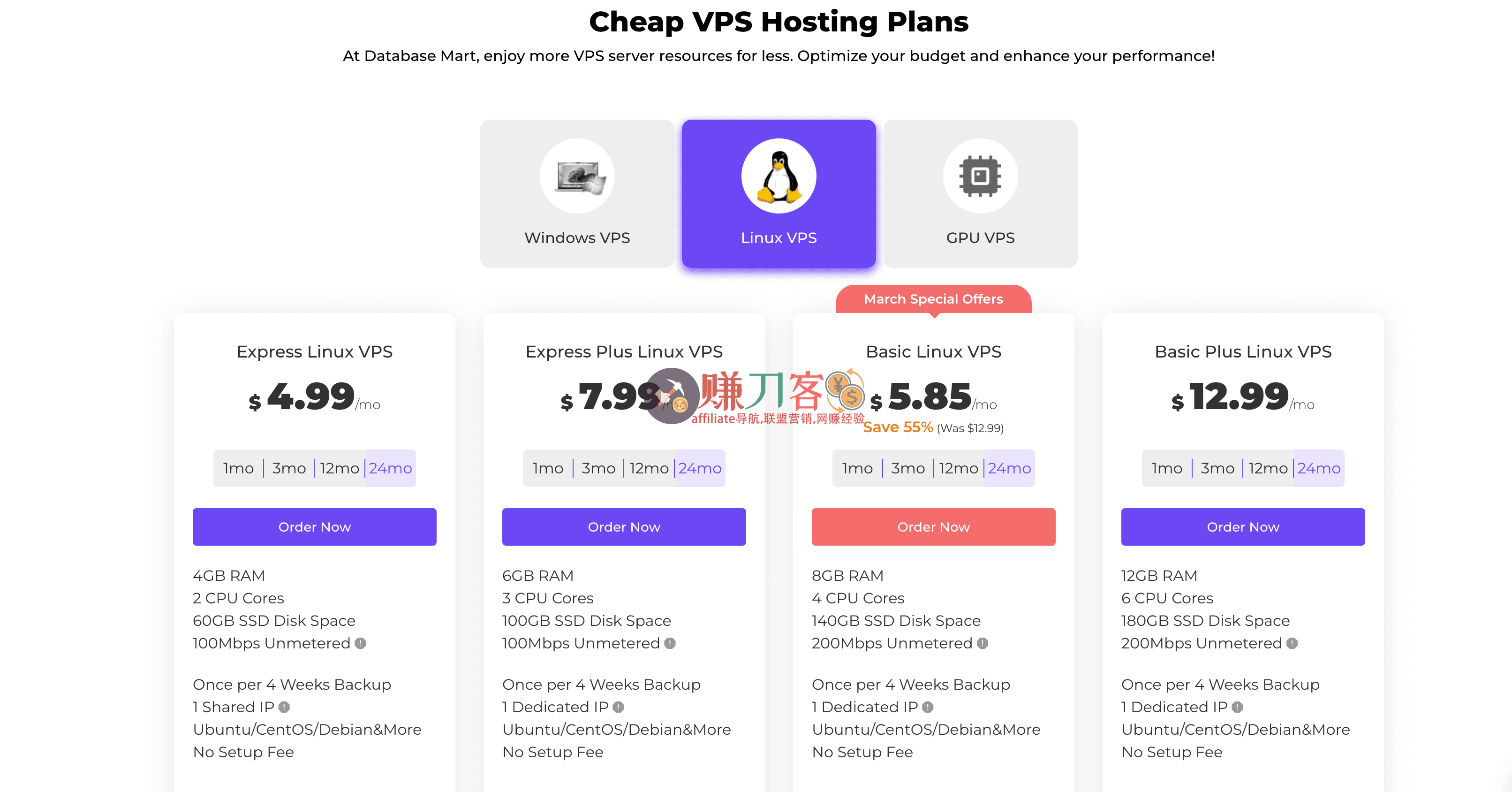 最新database Mart优惠码2026,美国GPU服务器限时4折仅.98/月 春季促销
